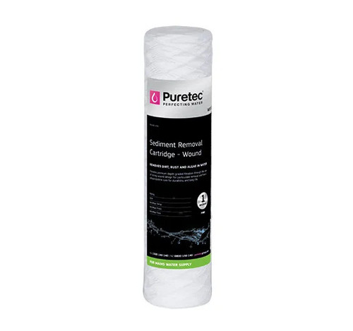 WD051-H Puretec WD051-H Puretec Wound Sediment Cartridge, 10 inch, 5um Hot Water