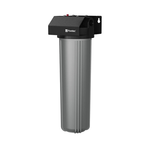 EM1-110 Puretec EM1-110 Puretec Whole House Single Rainwater Filter 1.5" conn, 20" Lge Dia - DP10MP2 incl, 110 lpm