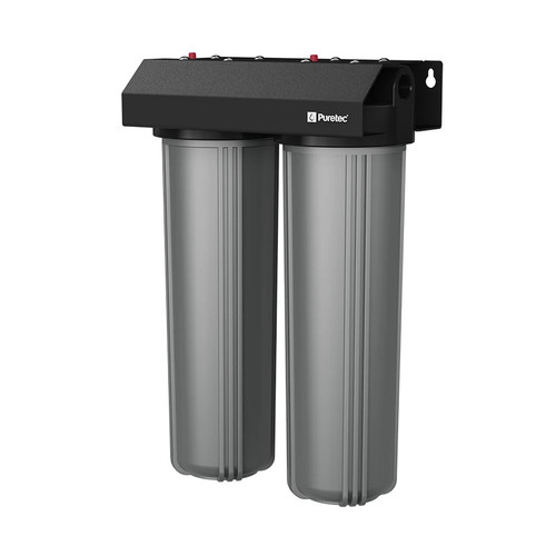 EM2-110 Puretec EM2-110 Puretec Whole House Rainwater Filter 1.5" conn, 20" Lge Dia, PL05MP2 + DP10MP2 incl, 100 lpm