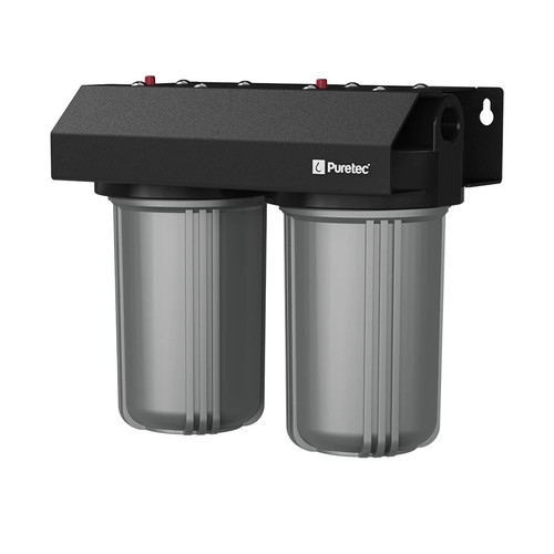 EM2-75 Puretec EM2-75 Puretec Whole House Rainwater Filter 1" conn, 10" Lge Dia, PL20MP1 + PX01MP1 incl, 75 lpm