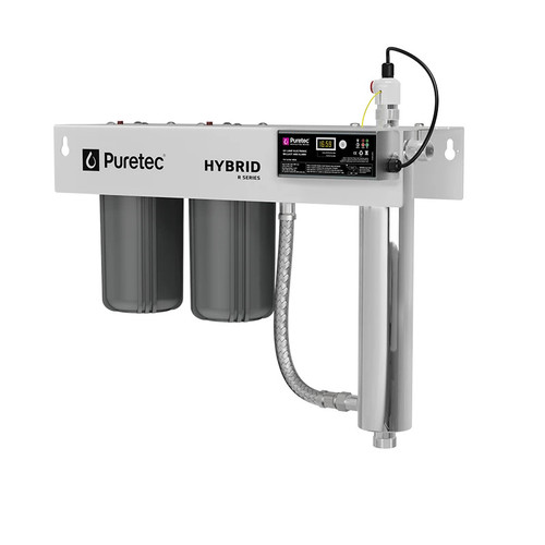 HYBRID-R1 Puretec HYBRID-R1 Puretec Hybrid R1 Dual Filter & UV System, 75 lpm Reversible Bracket