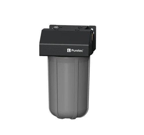 MPX100B Puretec MPX100B Puretec Maxi Plus Xtra Duty Filter Housing Kit, 10 inch, Grey, 1" Brass Conn