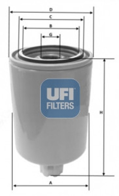 24.039.C0 UFI Filters UFI Fuel Water Separator