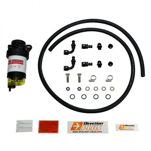 FM708DPK Direction Plus ; UNIVERSAL 30MIC 12MM Diesel Pre Fuel Water Separator Kit - Fuel Manager
