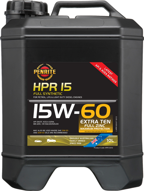 HPR15010 Penrite HPR 15 15W-60 10 Litres