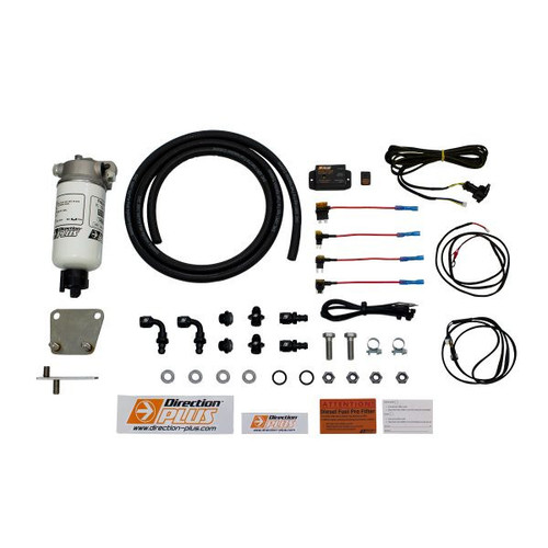 PL901DPK Direction Plus ; Retro Fit 10mm with Bracket Pre Fuel Water Separator Kit - Mann + Hummel Preline 150
