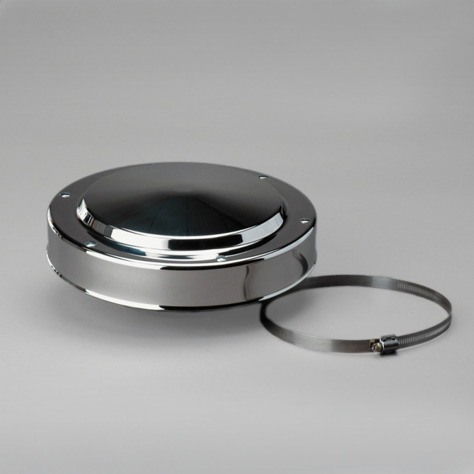 H001773 Donaldson Inlet hood, bright stainless