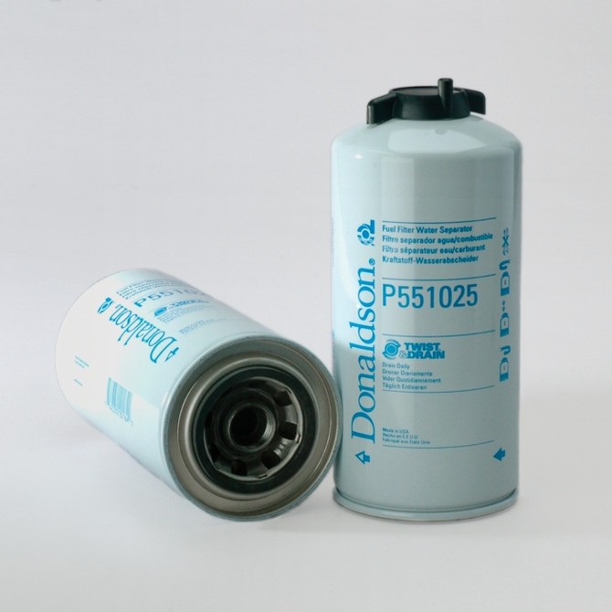 P551025 Donaldson Fuel filter, water separator spin-on twist&drain