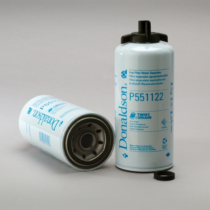 P551122 Donaldson Fuel filter, water separator spin-on twist&drain