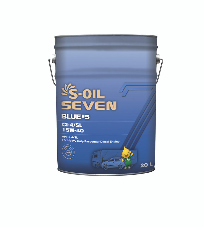 S-Oil 7 Blue #5 CI-4/SL 15W-40; 20 litre; Diesel Engineoil; S-Oil Seven Australia S-Oil 7 Blue #5 CI-4/SL 15W-40; 20 litre; Diesel Engineoil; S-Oil Seven Australia