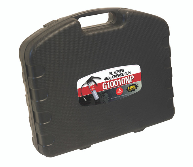 G10010NP Alemlube EL Series trigger action grease gun with carry case;