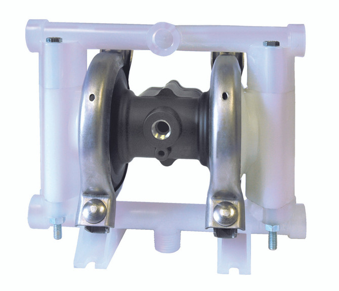 PE-038 All-Flo 3/8" polypropylene diaphragm pump suitable for solids up to 6.4mm OD  34L/min; PE-038 All-Flo 3/8" polypropylene diaphragm pump suitable for solids up to 6.4mm OD  34L/min;