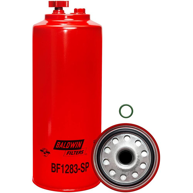 BF1283-SP Baldwin Fuel/Water Separator Spin-on with Sensor Port and Drain