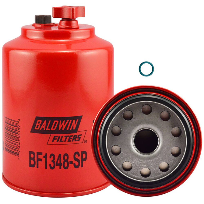 BF1348-SP Baldwin Fuel/Water Separator Spin-on with Drain and Sensor Port