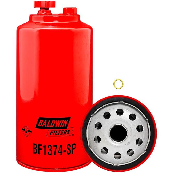 BF1374-SP Baldwin Fuel/Water Separator Spin-on with Drain and Sensor Port