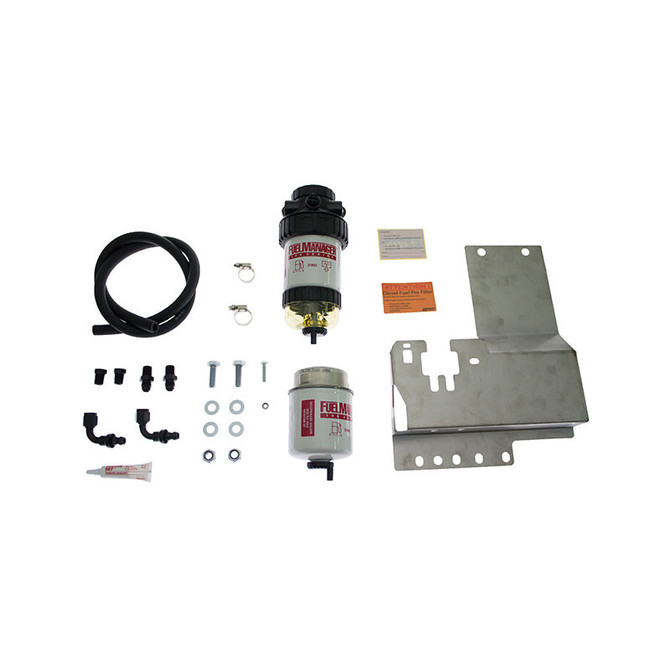 FM628DPK Direction Plus ; Toyota Hilux & Fortuner 2016 2.8L D4D N80 GUN126R Single & Dual Batteries  Pre Fuel Water Separator Kit - Fuel Manager
