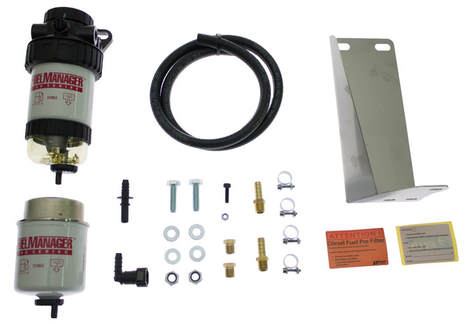 FM630DPK Direction Plus ; Nissan Navara NP300/D23 2.3L TD 2015-on Pre Fuel Water Separator Kit - Fuel Manager