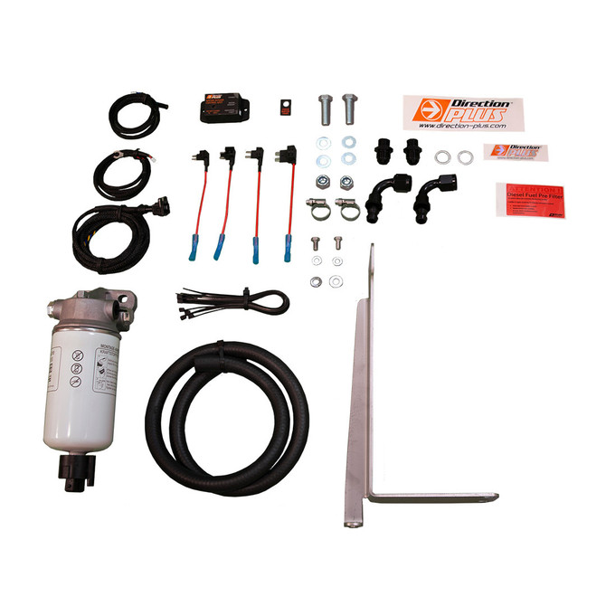 PL601DPK Direction Plus ; Isuzu D-Max & MU-X 2012 to 2017 4JJ1TC & TCX Pre Fuel Water Separator Kit - Mann + Hummel Preline 150