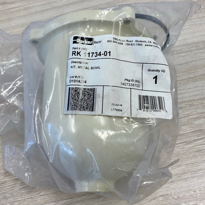 RK11734-01 Parker Racor Parker Metal Bowl Kit for 900/1000 Series