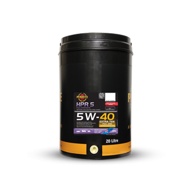 HPR05020 Penrite HPR 5 5W-40 20 Litres