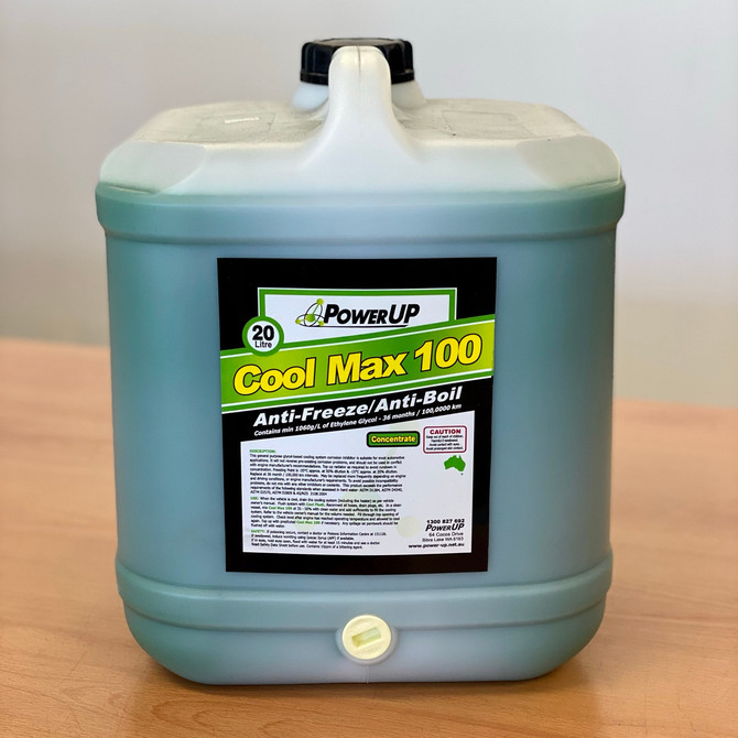 PUCM10020G PowerUp Coolant Concentrate 20L;  CoolMax 100 Anti-Freeze / Anti-Boil