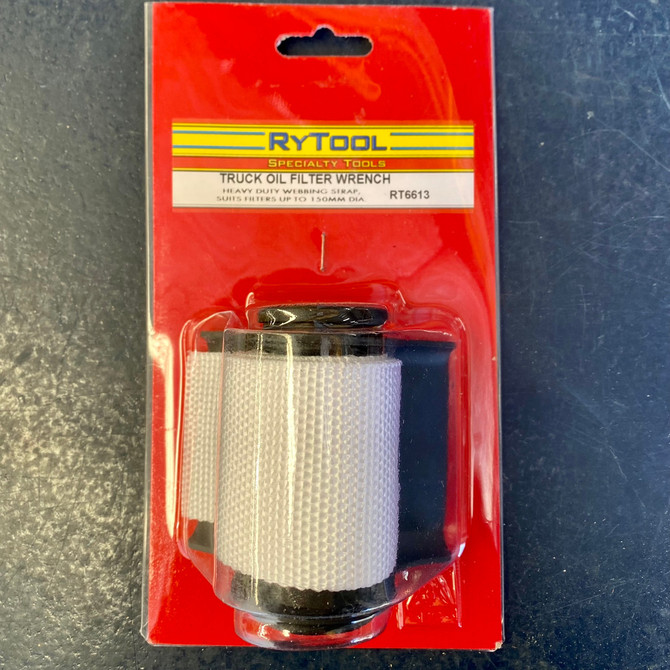 RT6613 RYTOOL RyTool Oil Filter Wrench; Heavy Duty Webbing Strap; Up to 150mm Diameter