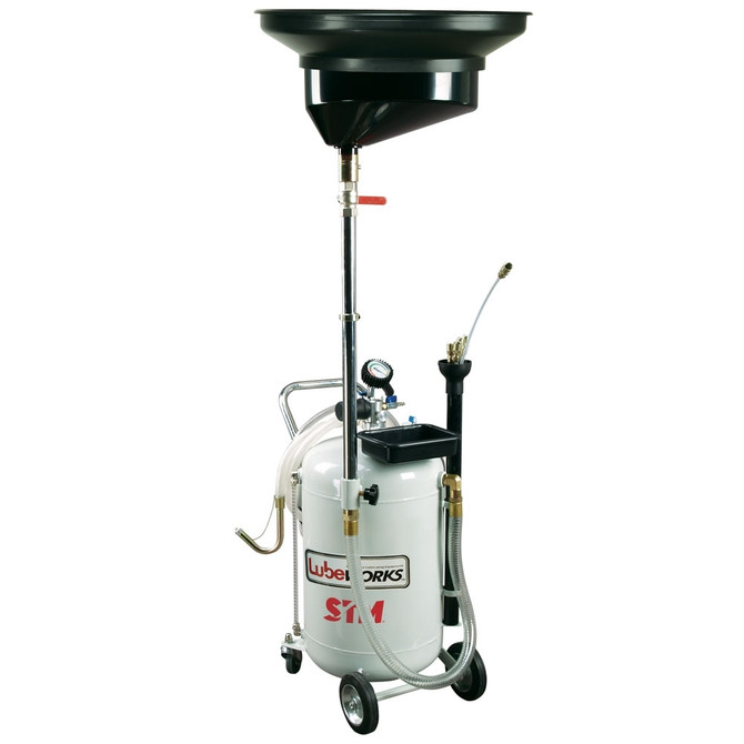 DITIAODE065E STM Oil Drainer Extractor Combo - 65 Litre Capacity