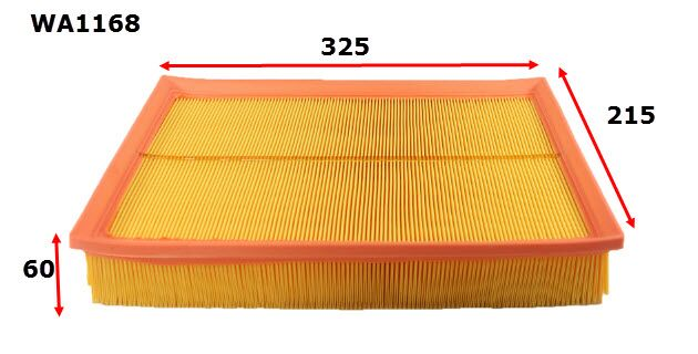 WA1168 Wesfil Air Filter; A1596 Volvo