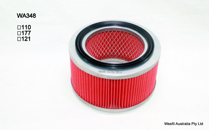 WA348 Wesfil Air Filter; A348 Holden / Suzuki