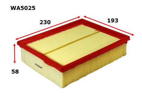 WA5025 Wesfil Air Filter; A1542 Hyundai