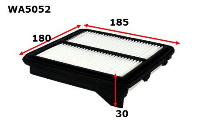 WA5052 Wesfil Air Filter; A1782 Honda