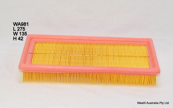 WA981 Wesfil Air Filter; A1409 / A1435