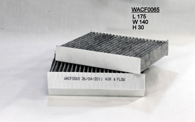 WACF0065 Wesfil Cabin Filter; RCA172C Alfa