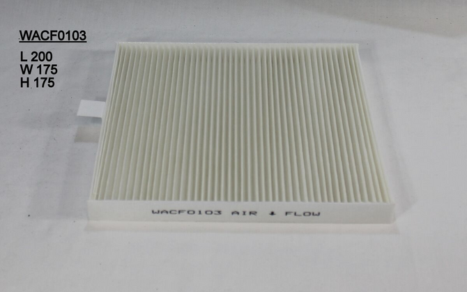 WACF0103 Wesfil Cabin Filter; RCA288P