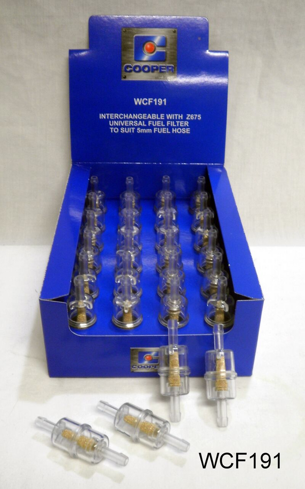 WCF191 Wesfil Plastic In-Line Filter; Z675