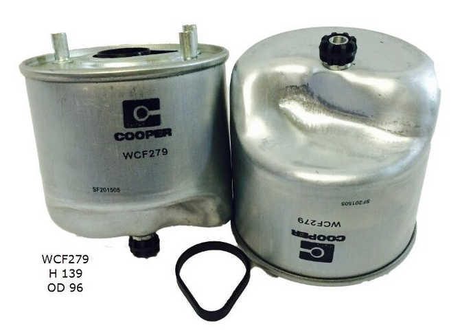 WCF279 Wesfil Diesel Fuel Filter; Volvo