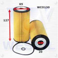 WCO130 Wesfil Oil Filter; R2700P Hyundai