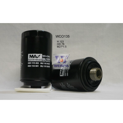 WCO135NM Wesfil WCO135  Oil Filter; Z793 Audi / VW