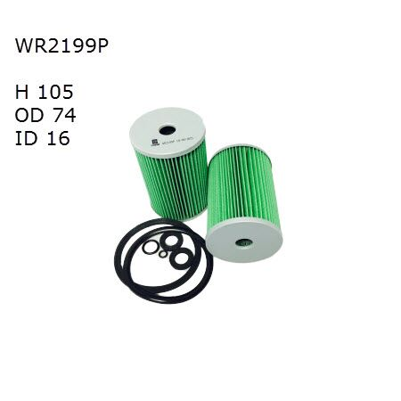 WR2199P Wesfil Diesel Fuel Filter; R2199P Hino