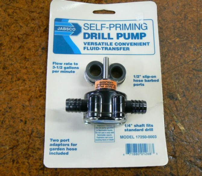 17250-0003 JABSCO DRILL PUMP 1/4 -