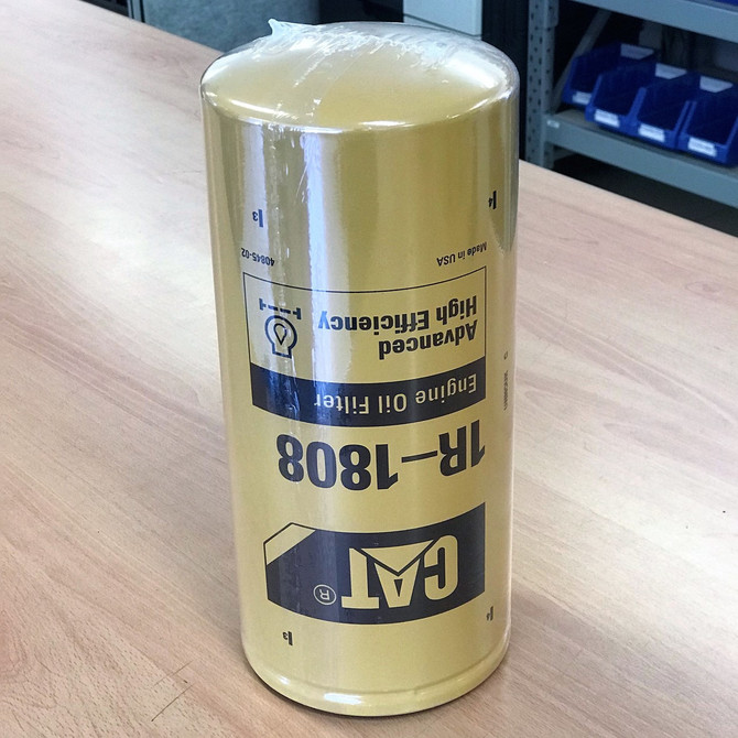 1R-1808 CAT Oil Filter; Genuine Part; Advanced High Efficiency