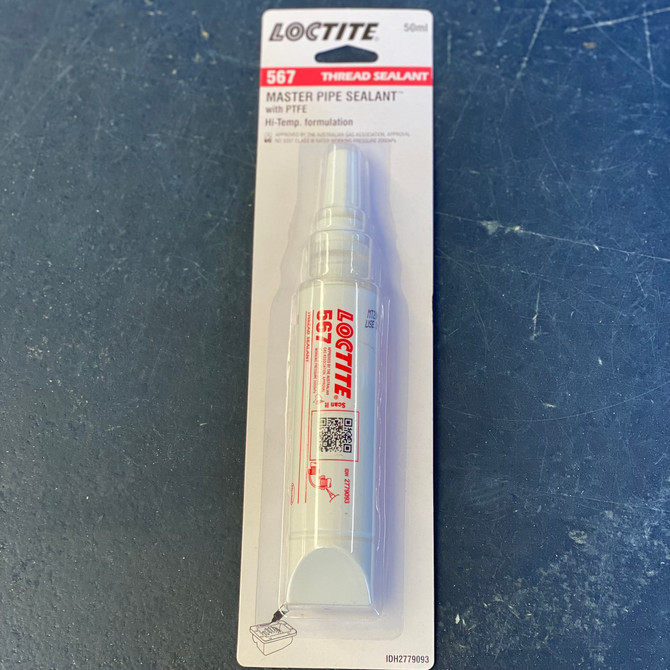 567-50ML Loctite 567 Thread Sealant; Master Pipe Sealant with PTFE; 50ml