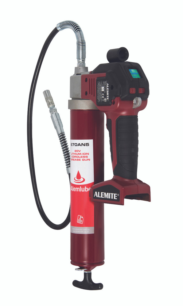 670AN5-SKIN Alemlite Alemite 20V Lithium-ion skin only grease gun, continuous flow  10,000psi;
