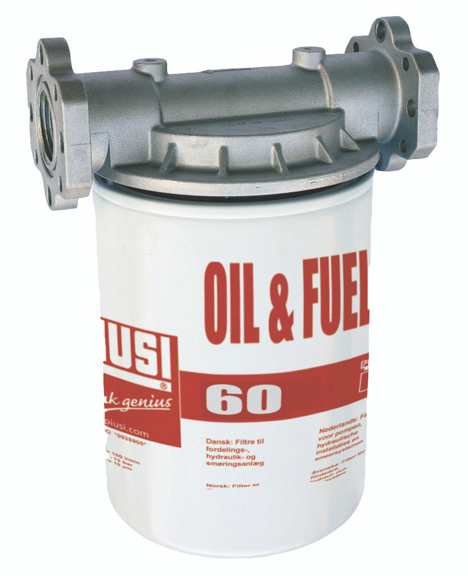 777200A Piusi 1" oil filter, 60L/min;