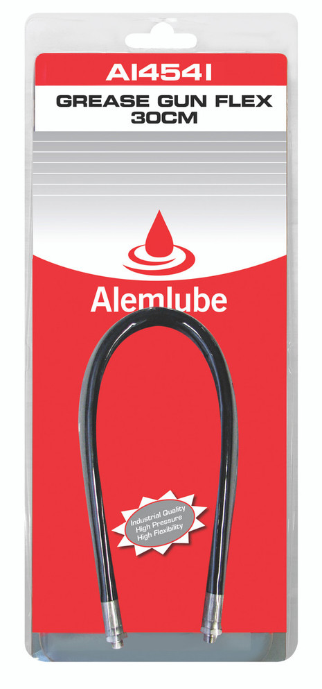 A14541 Alemlube R1 grease gun flex, 300mm long; A14541 Alemlube R1 grease gun flex, 300mm long;
