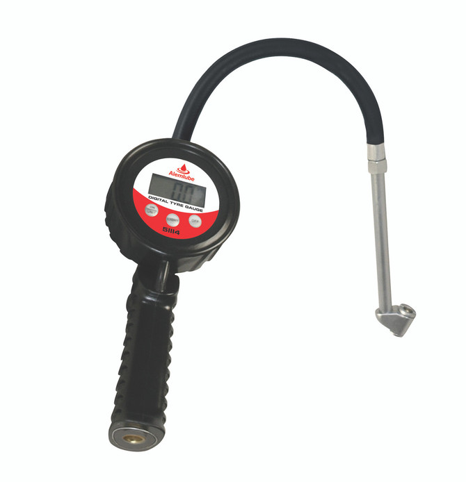 51114 Alemlube digital tyre inflator with gauge;
