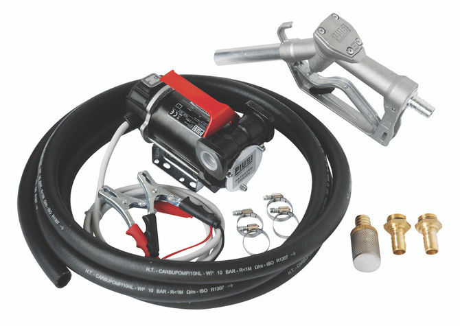 52001 Piusi 24V refuelling kit with manual nozzle, 50L/min  portable;