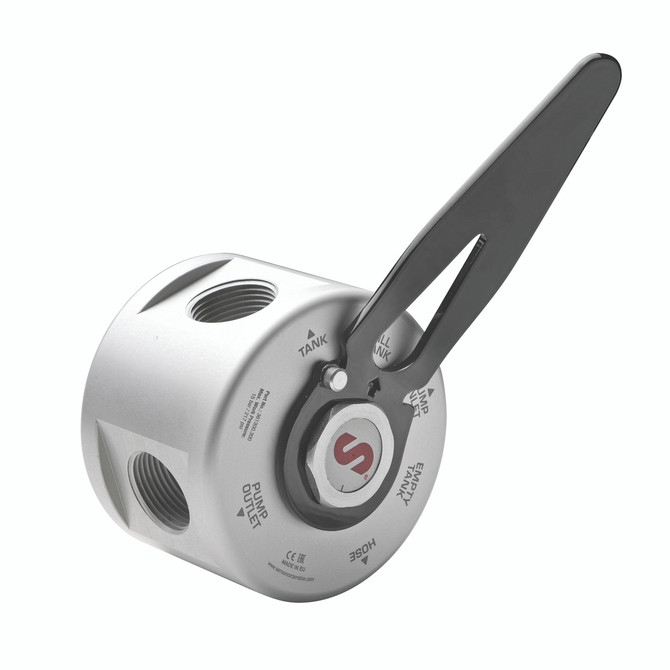 361300 Samoa 1" BSP (f) four way evacuation valve;