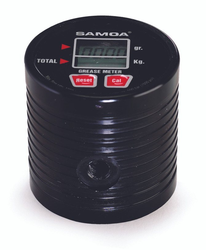 411100 Samoa electronic in line grease meter;