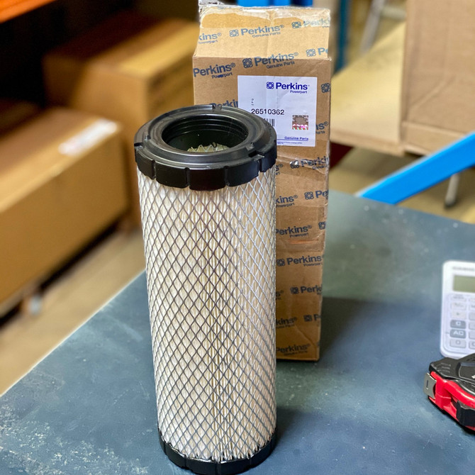 26510362 Perkins Air Filter; Genuine